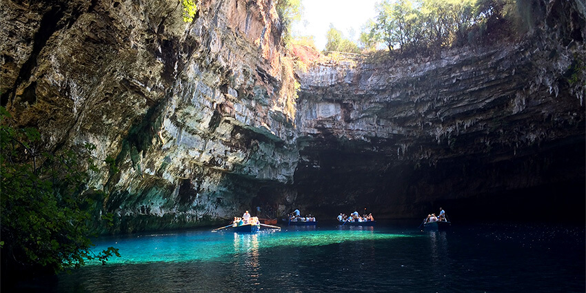 Melissani Lake Kefalonia
